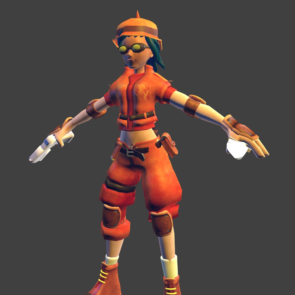 Bullet-Monk Girl preview image 1